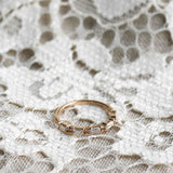 Amelias Minimalistiska Baguetteband med Champagnebriljanter - Topptäckt