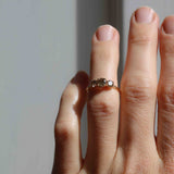 Edith Ring 1.0 CT med Champagnediamanter