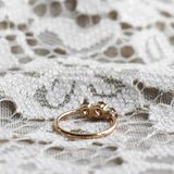 Edith Ring 1.0 CT med Champagnediamanter