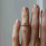 Edith Ring 1.0 CT med Champagnediamanter