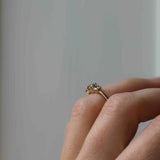 Edith Ring 1.0 CT med Champagnediamanter