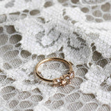 Edith Ring 1.0 CT med Champagnediamanter