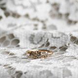 Edith Ring 1.0 CT med Champagnediamanter