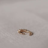 Vintage Style Diamond Huggie