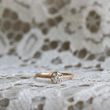 Vintageinspirerad Solitärring