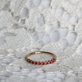 Astrid Top Covered Diamond Band - Rubiner