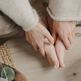 Tåring i äkta guld med diamanter