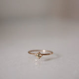 Finished: Not At All Tiny Ring with Yellow Sapphire