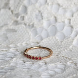 Astrid Top Covered Diamond Band - Rubiner