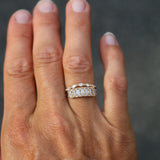 Curved Phoebe Marquise Ring