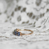 Angel Ring med Duvblå Safirer