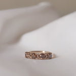 Anita Ring with Chocolate Diamonds and Champagne Diamonds