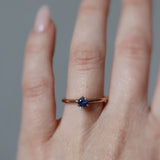 Finished: Classic Sapphire Solitaire Ring with 0.40 CT Cornflower Blue Sapphire