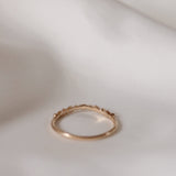Curved Phoebe Marquise Ring