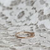 Edith Ring med Champagnediamanter