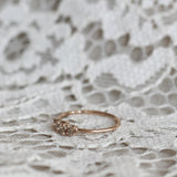 Edith Ring med Champagnediamanter