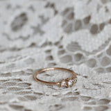 Edith Ring med Champagnediamanter