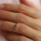 Edith Ring 1.0 CT med Champagnediamanter