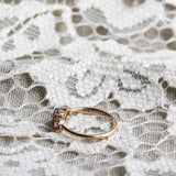Edith Ring 1.0 CT med Champagnediamanter