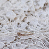 Elise Ring Ombré med Choklad- och Champagnediamanter