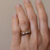 Jade Petite Ring med svarta diamanter