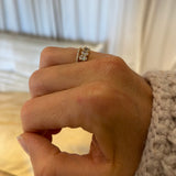 Oval Diamond Band 1.5 CT