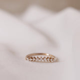 Idun Curved Diamond Band