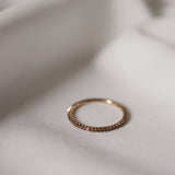 Jade Petite Ring Med Chokladdiamanter