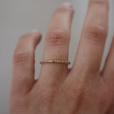 Jade Petite Ring med Champagnediamanter