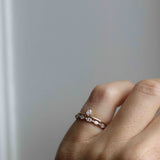 Lily Tiny Diamond Drop Ring