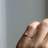 Lily Tiny Diamond Drop Ring
