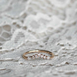Marquise Diamond Triangle Ring