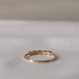 Mini Brigitte Ring with Champagne Diamonds