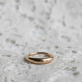 Minimalistisk Dome Ring