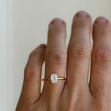 Klassisk Oval Diamantsolitär (Ny!)