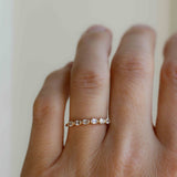 Oval Petite Diamond Band - Topptäckt (Ny!)