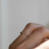 Oval Petite Diamond Band - Topptäckt (Ny!)