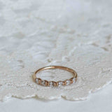 Oval Petite Diamond Band - Topptäckt (Ny!)
