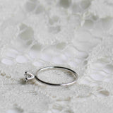 Start Bidding: Pre-Loved Not At All Tiny Diamond Ring in White Gold