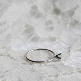 Start Bidding: Pre-Loved Not At All Tiny Diamond Ring in White Gold