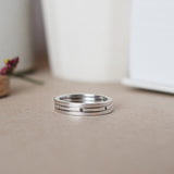 His Eternity Band to Match Ben Ring