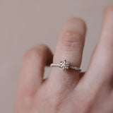 Solitaire Petite Sparkle Ring