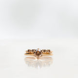 Mini Brigitte Ring with Champagne Diamonds