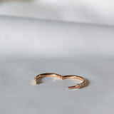 Tåring i äkta guld med diamanter