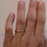 Tiny Diamond Ring Med Chokladdiamant