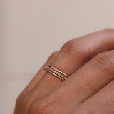 Tiny Diamond Ring Med Chokladdiamant