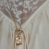 The Medallion of the Spring Glade - Rubies and Pink Sapphires