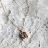 The Medallion of the Spring Glade - Rubies and Pink Sapphires