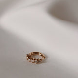 Vintage Style Diamond Huggie