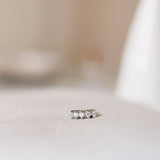 Vintage Style Diamond Huggie